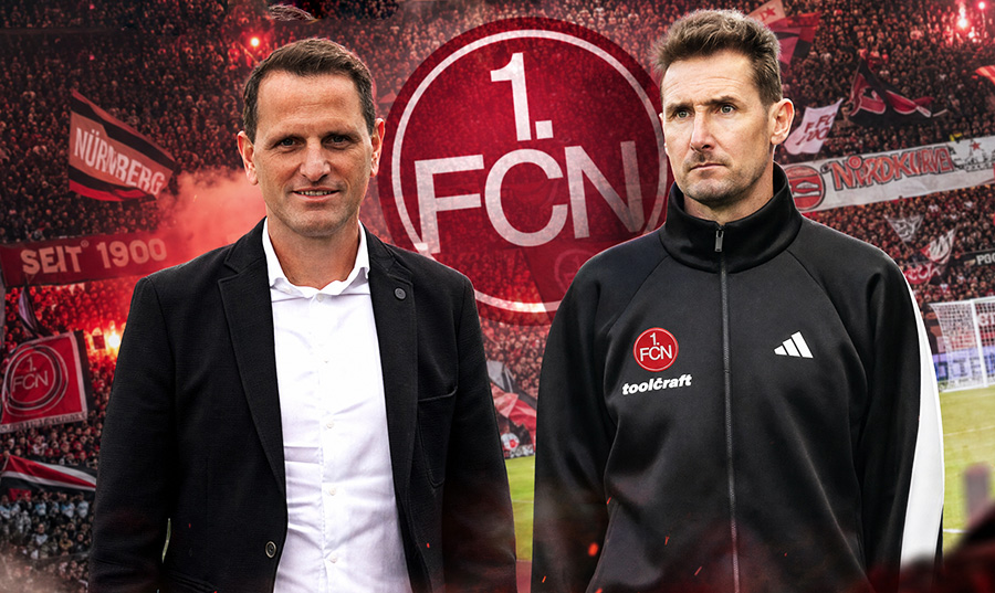 Sportvorstand und Cheftrainer des 1. FC Nürnberg